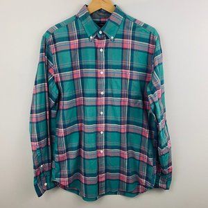 J. Crew Long Sleeve Button Down Plaid Shirt M
